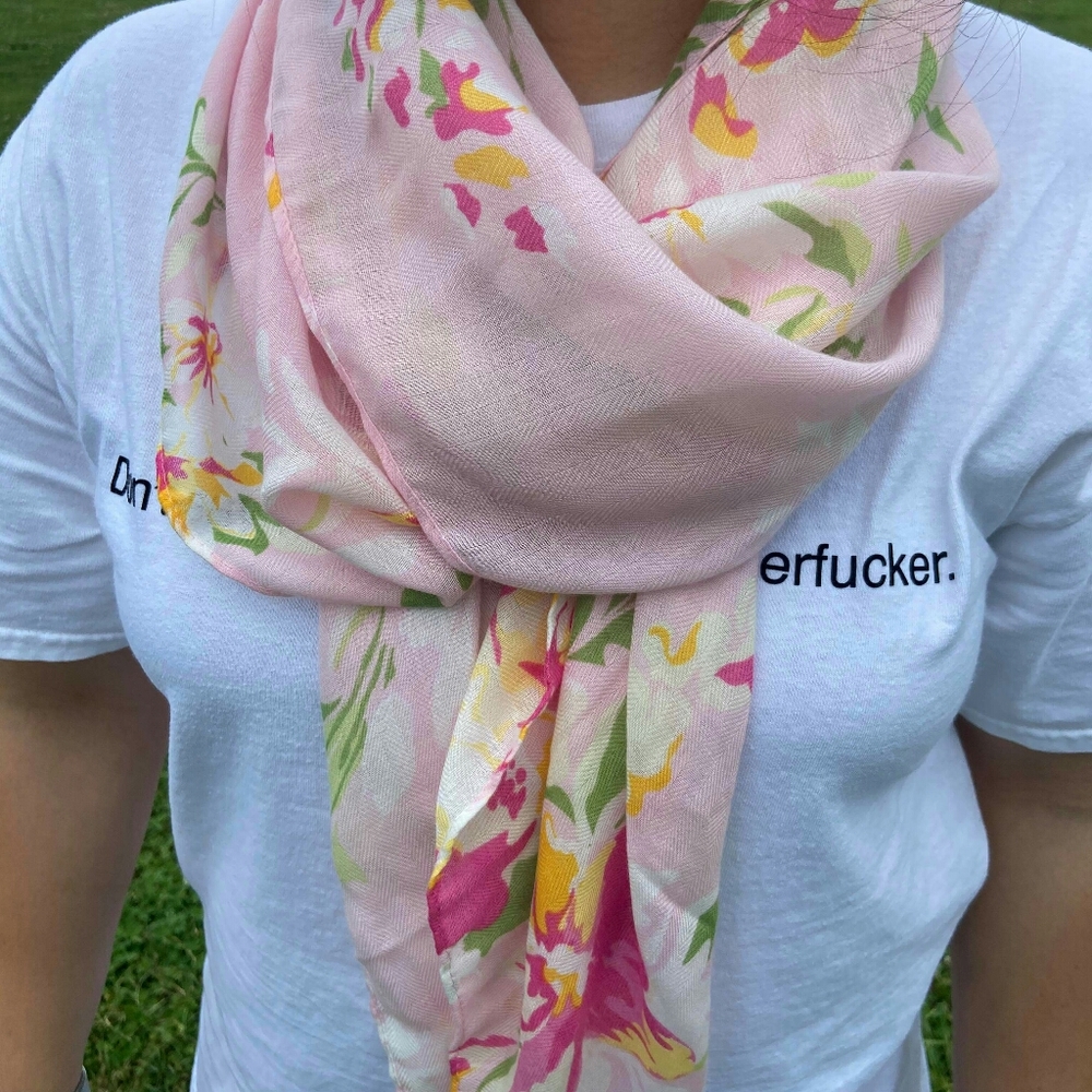 Floral scarf